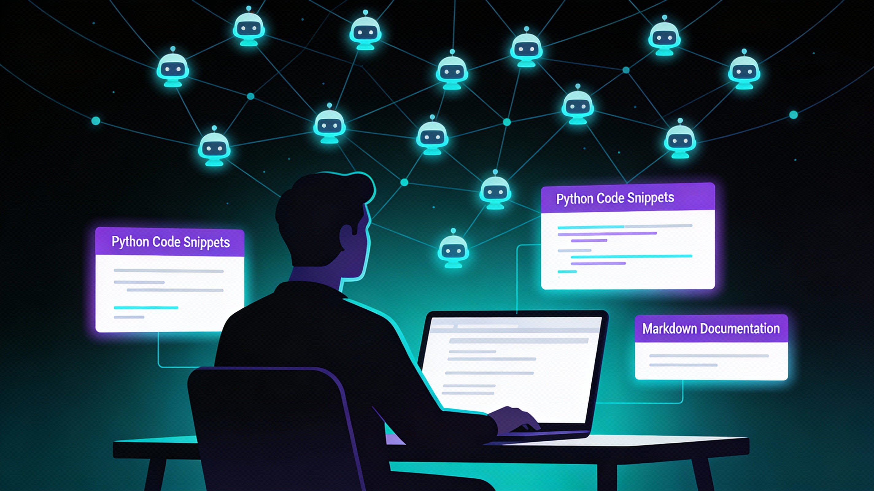 Diagram showing the Gastown multi-agent workspace orchestrating the Cody Article Writer skill