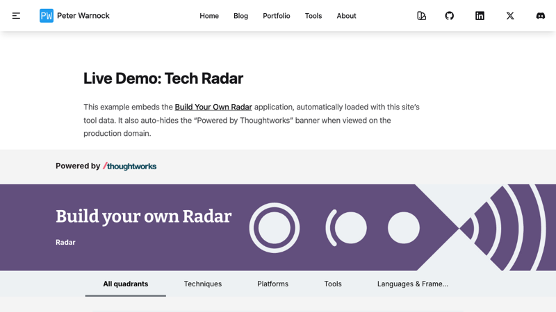Smart Iframe Tech Radar