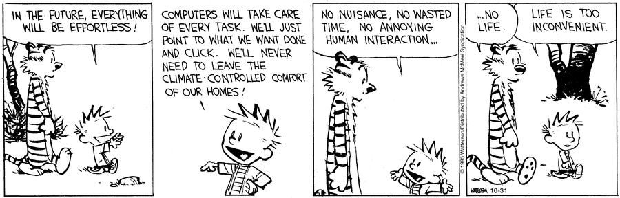 Stay Grounded: A Calvin and Hobbes Reflection